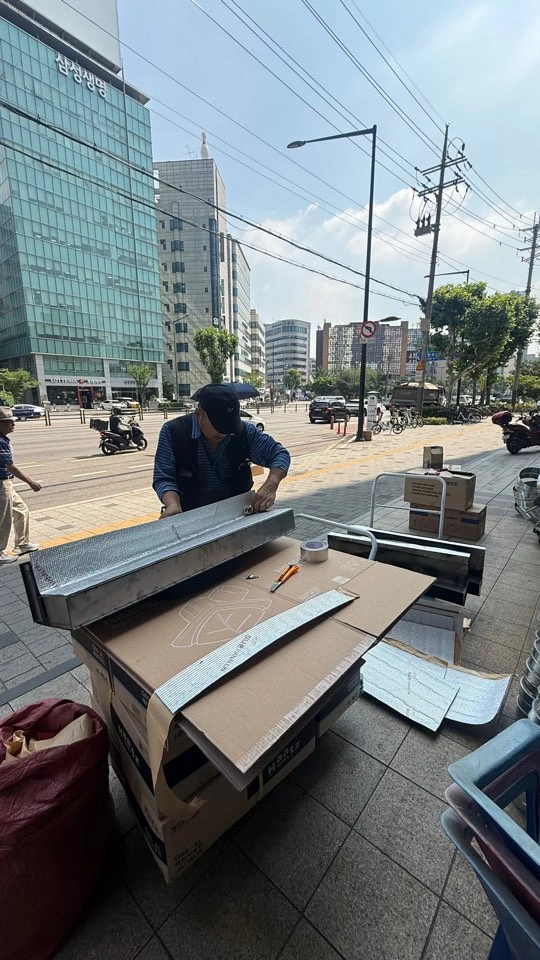 하남 환기설비 급배기덕트시공 현장사진