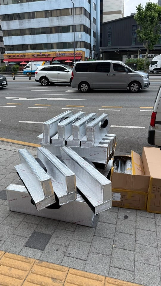 광명 급배기덕트시공 현장사진