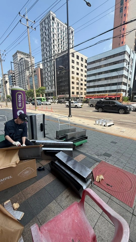 의정부 급배기덕트시공 현장사진