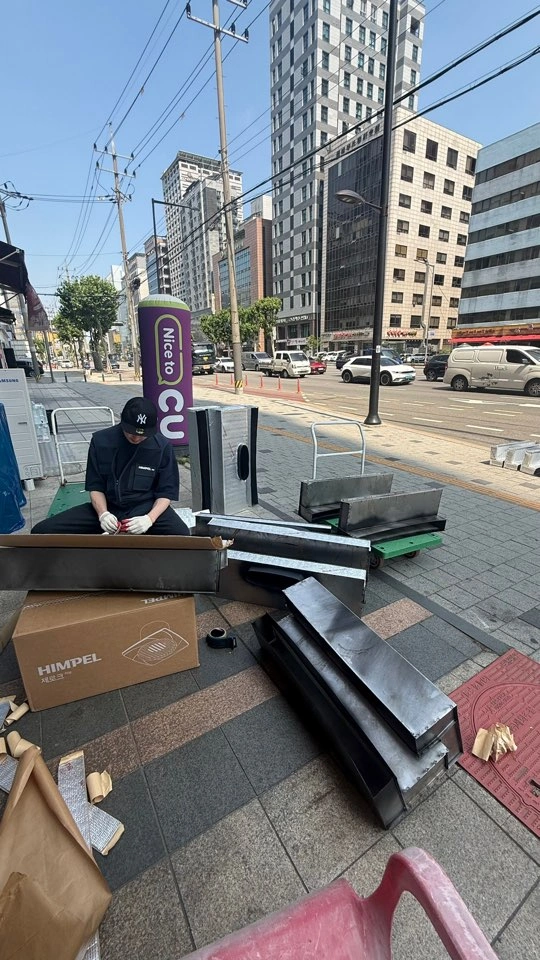 부평 급배기덕트시공 현장사진